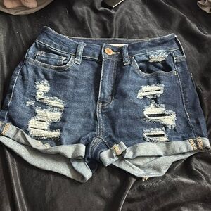 Dark Wash Jean shorts